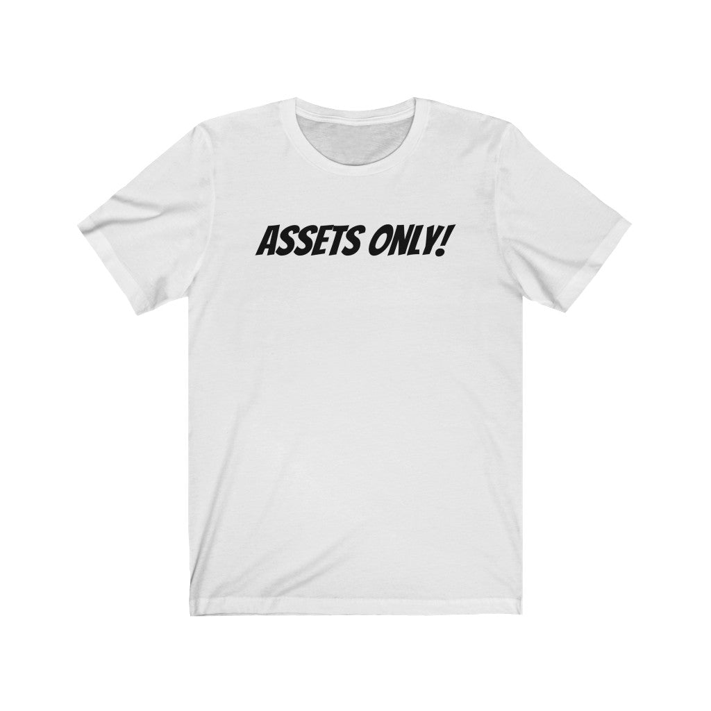 ASSETS ONLY BLACK TEE