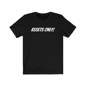 ASSETS ONLY BLACK TEE